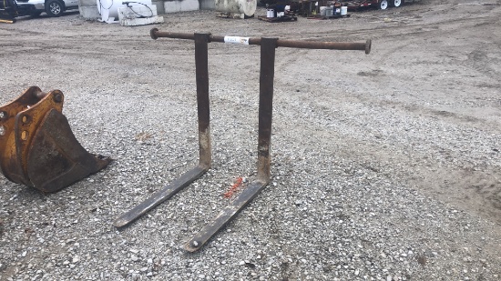 Flip Over Forks for Backhoe