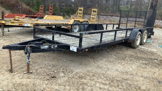 2001 Tow Pro Landscape Tag Trailer,