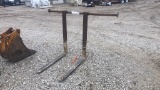 Flip Over Forks for Backhoe