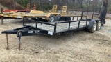 2001 Tow Pro Landscape Tag Trailer,