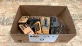 Assorted Laser receivers and Holders,
