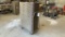 (47) Vinyl Folding Chairs with Storage Cart