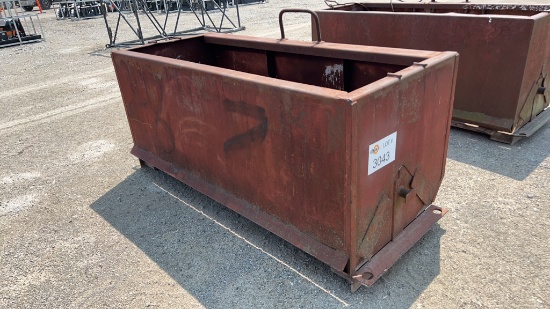 Material Hopper Drop Bottom Dumpster