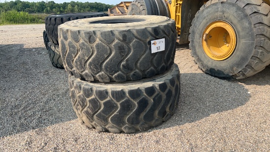 (2) 26.5R25 Equipment Tires