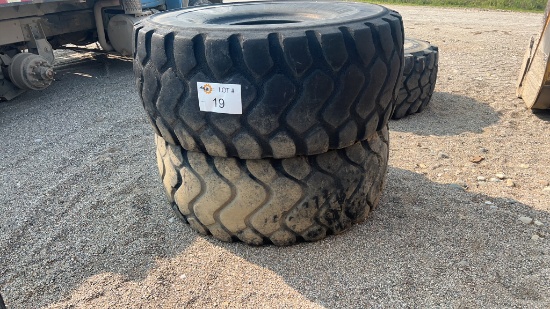 (2) 26.5R25 Equipment Tires