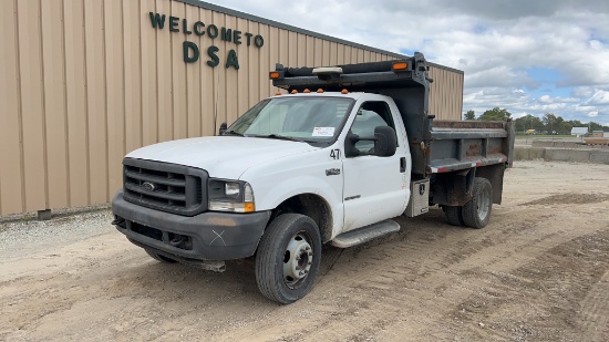 2002 Ford F550 Super Duty Dump Truck,