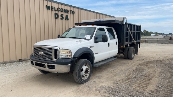 2006 Ford F450 XL Super Duty Contractor Dump,