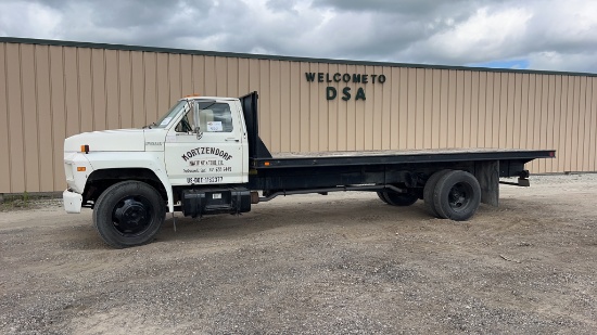 1987 Ford F-550 Flatbed Truck,