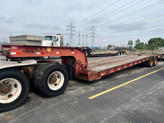 1990 Etnyre Sloping Lowboy Trailer,