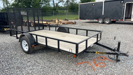 2019 Kaufman 12' 3,000# Tag Trailer,