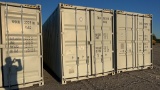 Unused 40' Container with Doors,