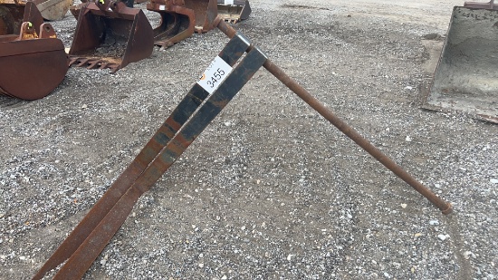 Flip Over Forks for a Backhoe