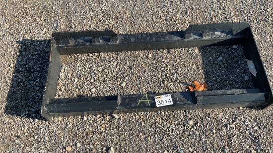 Unused Skid Loader Quick Attachment Frame