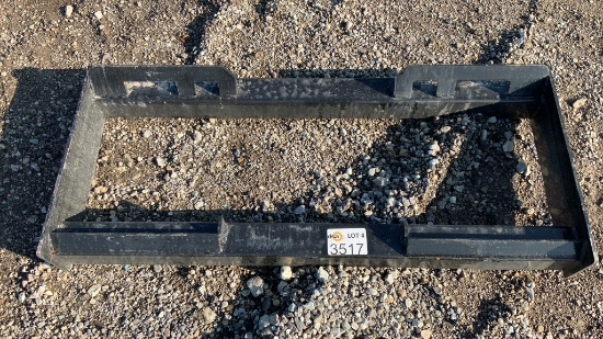 Unused Skid Loader Quick Attachment Frame