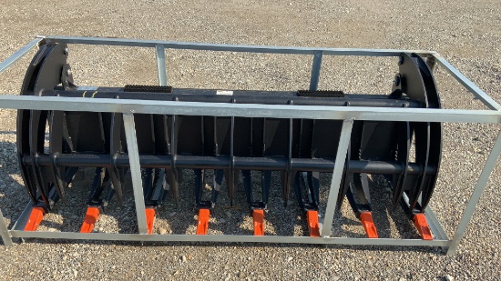 Unused 72" Heavy Grass Fork Grapple Attachment,