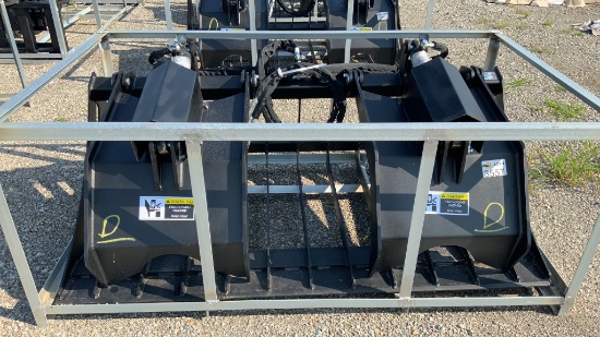 Unused 72" Rock Grapple Bucket Double Cylinder,