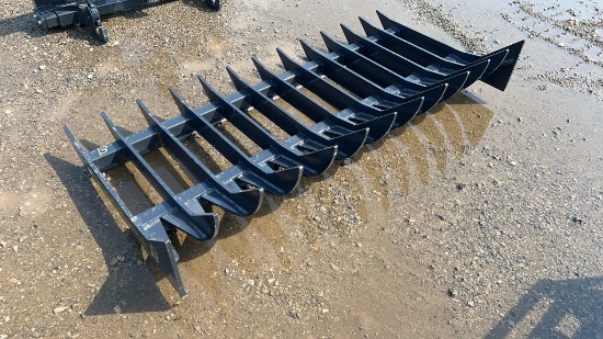 Unused Land Honor Root Rake for Skid Loader