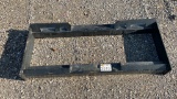 Unused Skid Loader Quick Attachment Frame