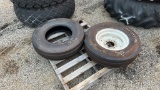 (2) Miscellaneous Front Tractor Tires