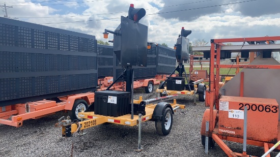 2013 Safety Tech AF-76 Auto Red Light Trailer,