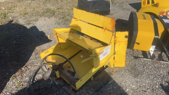 Steal Spreader Chute and Spinner