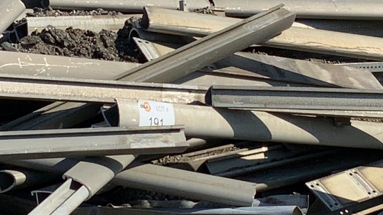 Assorted Guardrail and Aluminum Bracing