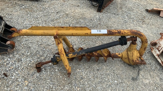 Auger Attachment for 3 Point Hitch Tractor,