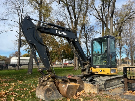Deere 50G Mini Excavator,