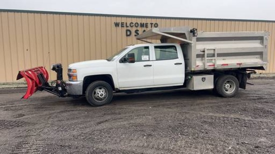 2015 Chevrolet Silverado 3500 Dump Truck,