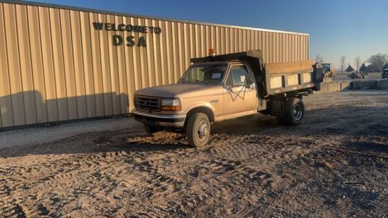 1997 Ford F-Super Duty Contractor Dump Truck,