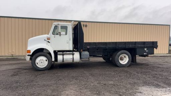 1997 International 8100 Flatbed Truck,