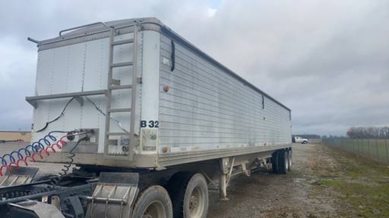 1996 Timpte Double Hopper Bottom Grain Trailer,