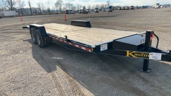 2023 Kaufman 22' 15,000# Tilt Top Trailer,