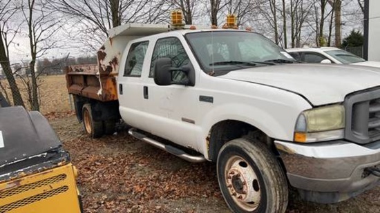 2004 Ford F450 Super Duty Dump Truck,