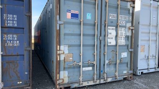 40' Steel Shipping Container,
