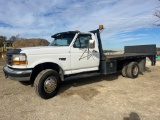 1996 Ford F450 Flatbed Truck,