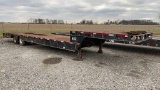 1989 Trail King Dove Tail Trailer,
