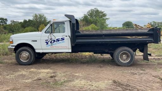 1995 Ford F Super Duty Contractors Dump Truck,