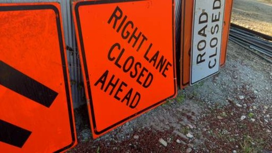Assorted  Construction Signs