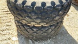 (2) 18-26 Compactor Tires With Rims