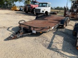 14’ Deck + 5’ Dove Tail Tag Trailer, 2001 Tag Trailer