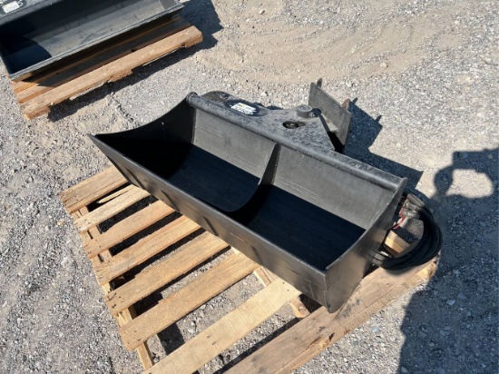 36” Tilt Bucket with Blank Plate