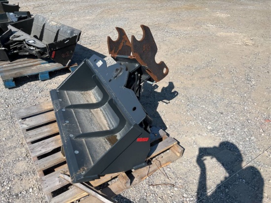 Mongo 50” Tilt Bucket Fits 8 Ton Kubota
