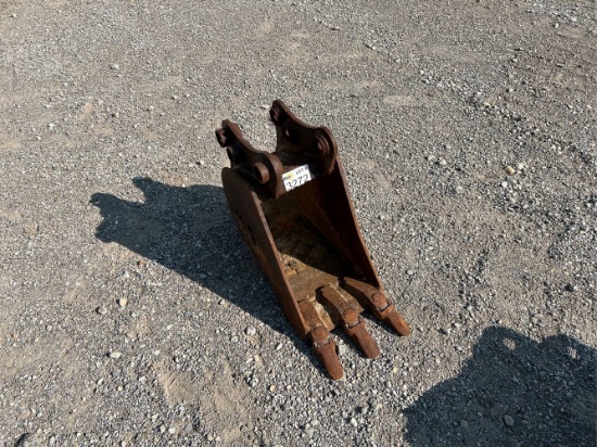 12” Mini Excavator Bucket with Teeth