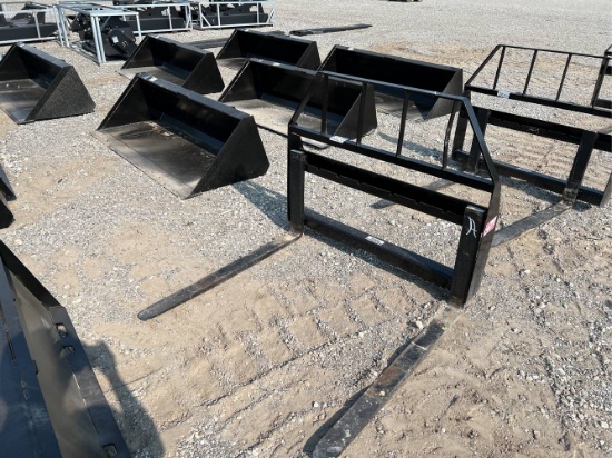Unused 48" Kivel Skid Loader Forks