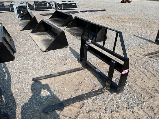 Unused 48" Kivel Skid Loader Forks