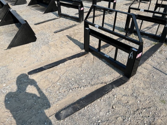Unused 48" Kivel 2000# Pallet Forks