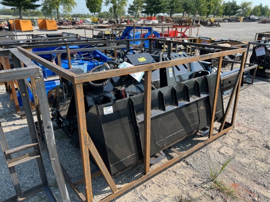 Unused AGT Skid Loader Material Bucket