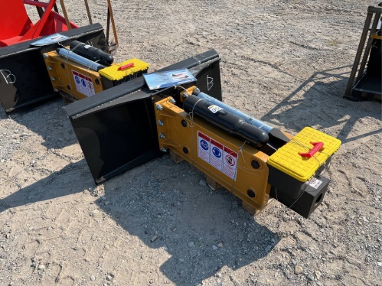 Unused AGT 680 Agrotk Skid Loader Hydraulic Hammer
