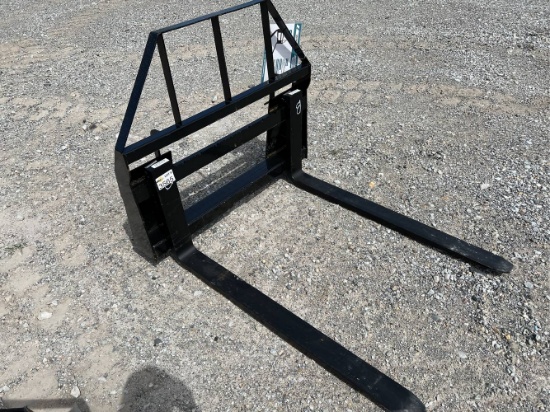 Unused 48" Skid Loader Pallet Forks